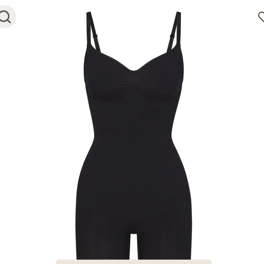 Skims Seamless Sculpt Mid Thigh Bodysuit